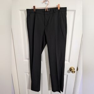 Banana Republic Womens Pants Logan Black Trouser Wool Size 8 Petite Work